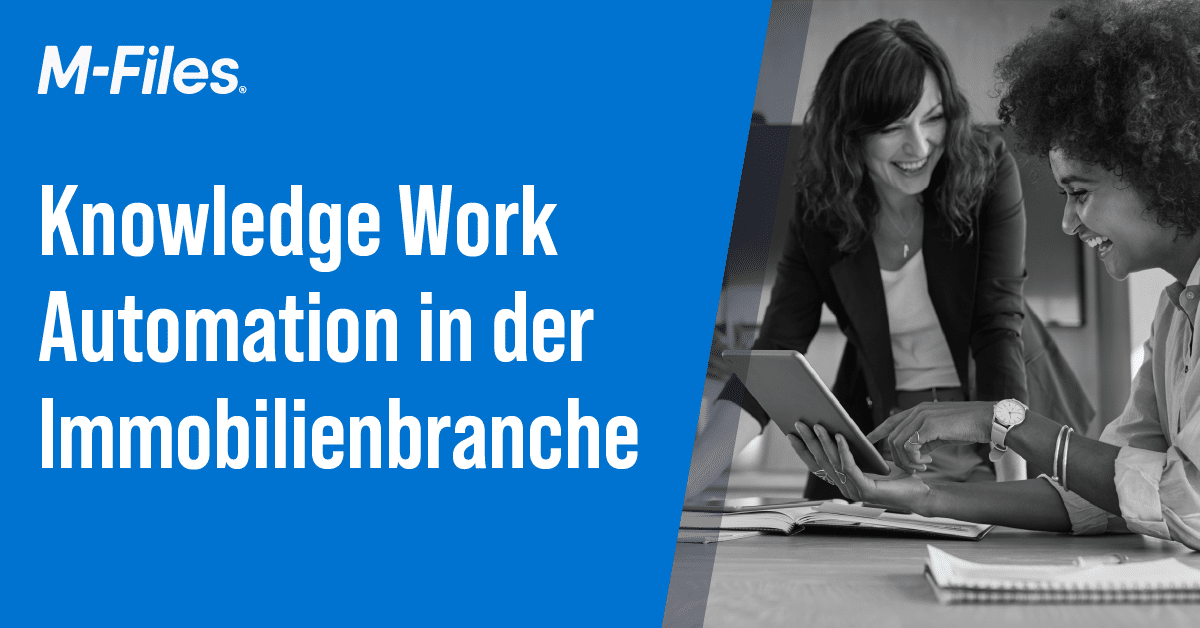 Knowledge Work Automation in der Immobilienbranche